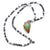 Variscite and Zebrah Jasper Beadwork